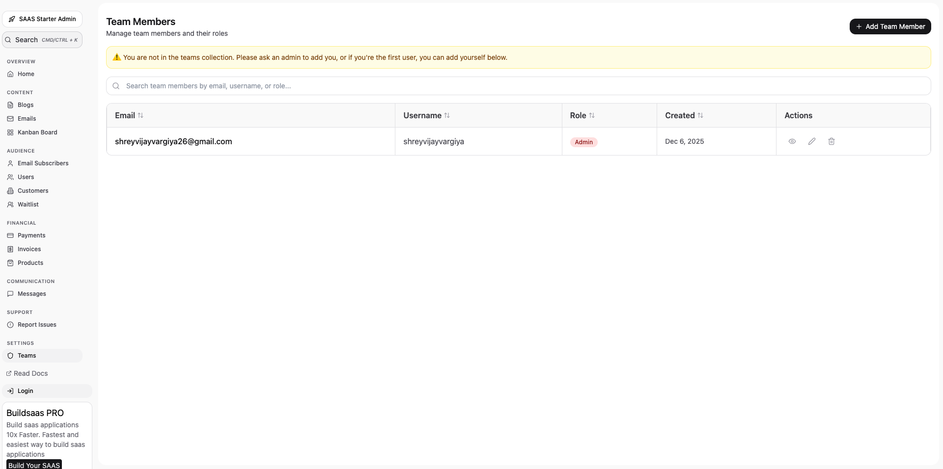 Admin Preview